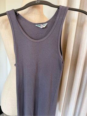 Hard Tail Women's Ribbed Tank Top in Charcoal Gray